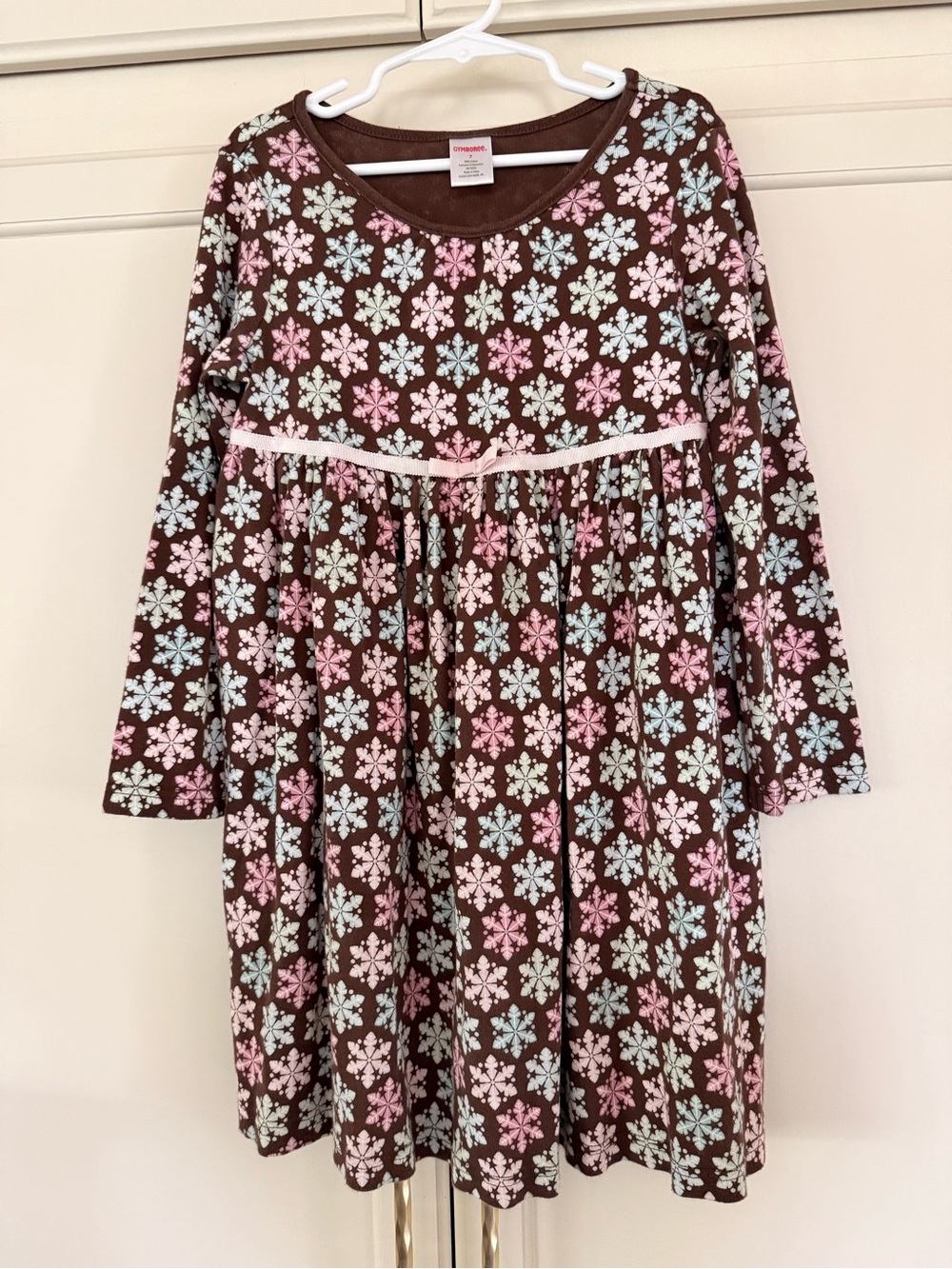 Vintage Gymboree Winter Ballerina Snowflake Dress, Girls Size 7